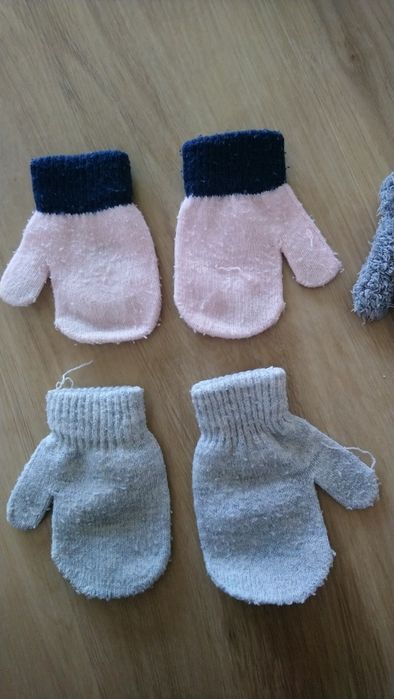 Rękawiczki małe jeden palec i czapka
