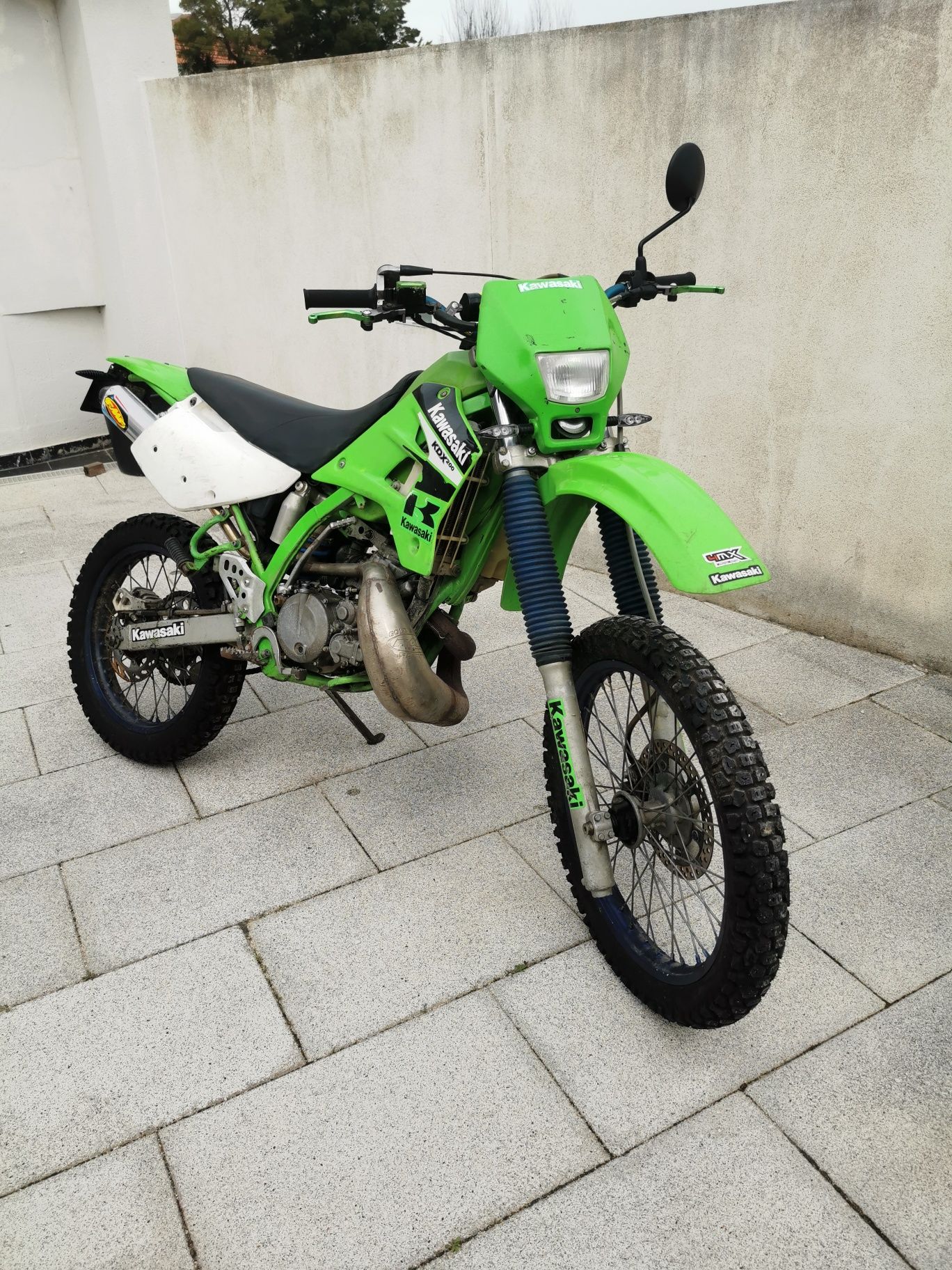 Kawasaki Kdx 200 de 2001 matriculada