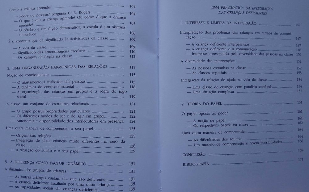 Integração da Criança Deficiente na Classe