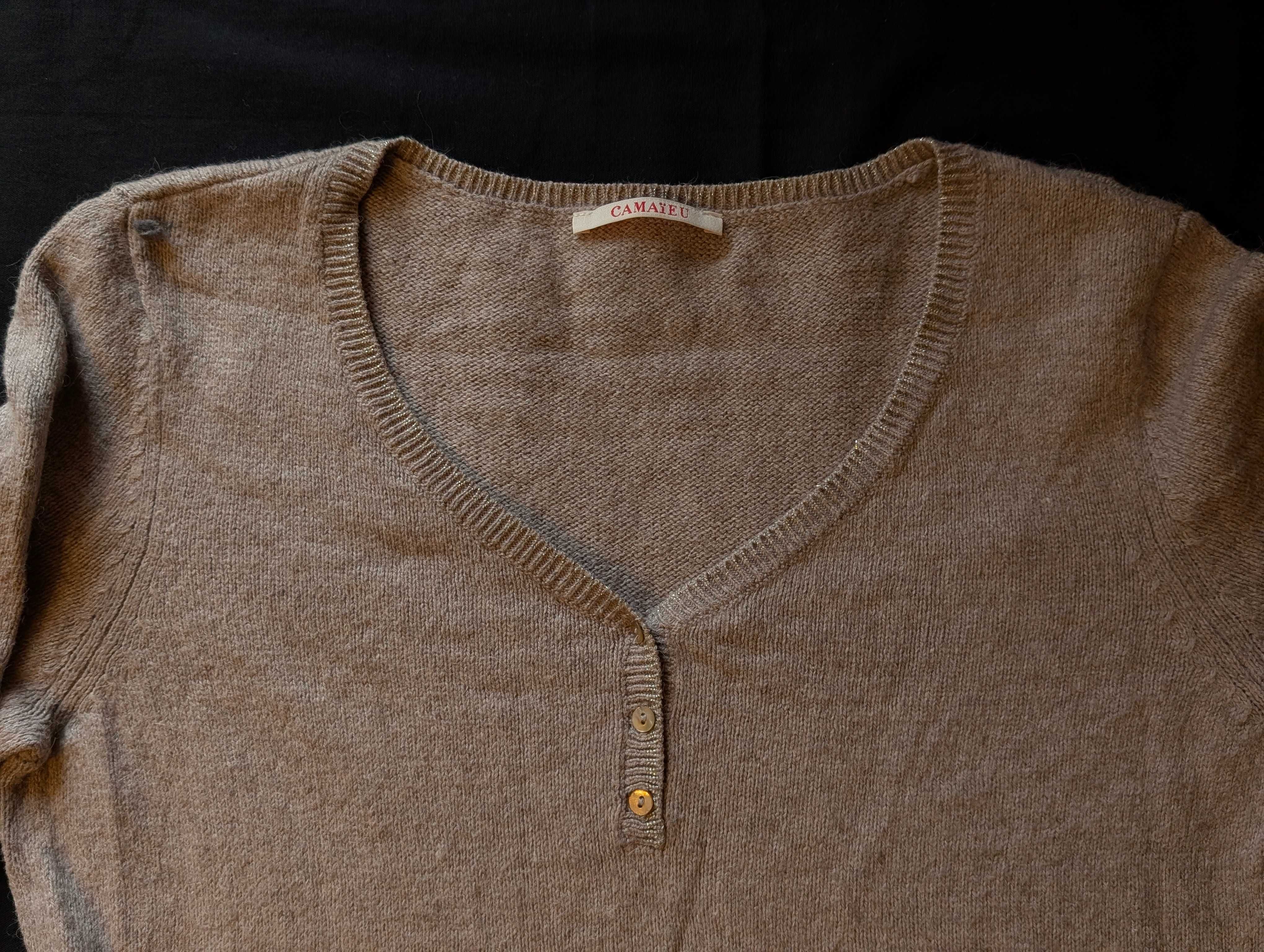 Sweter wełniany damski