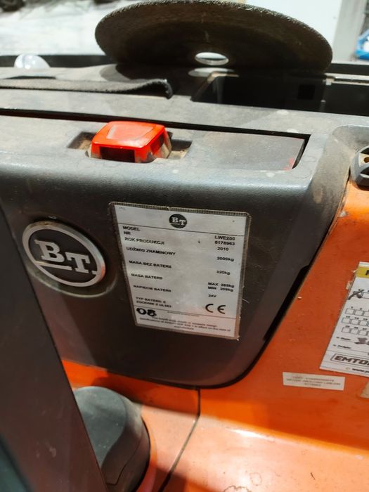 Bt Lwe200 elektryczny wózek paletowy