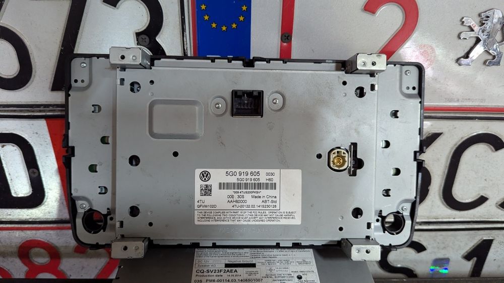 Штатна магнітола volkswagen golf 7