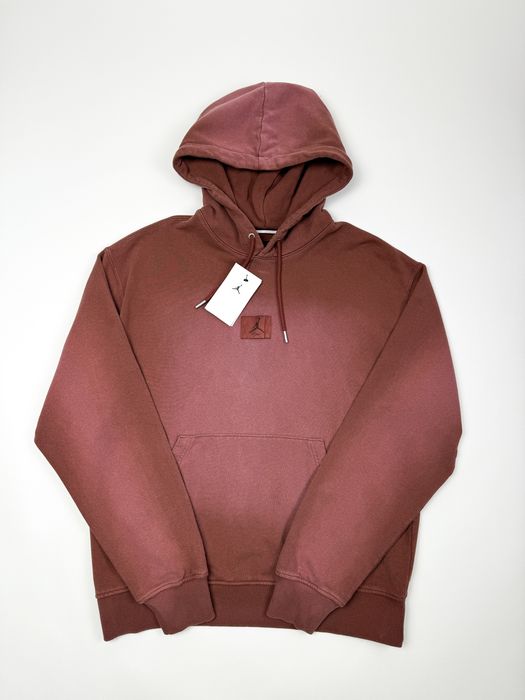 Оригінал! Худі Jordan Essentials Tie-Die (бордове) (M, L)