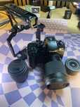 Kit Lumix Gh5 com 3 lentes e cage