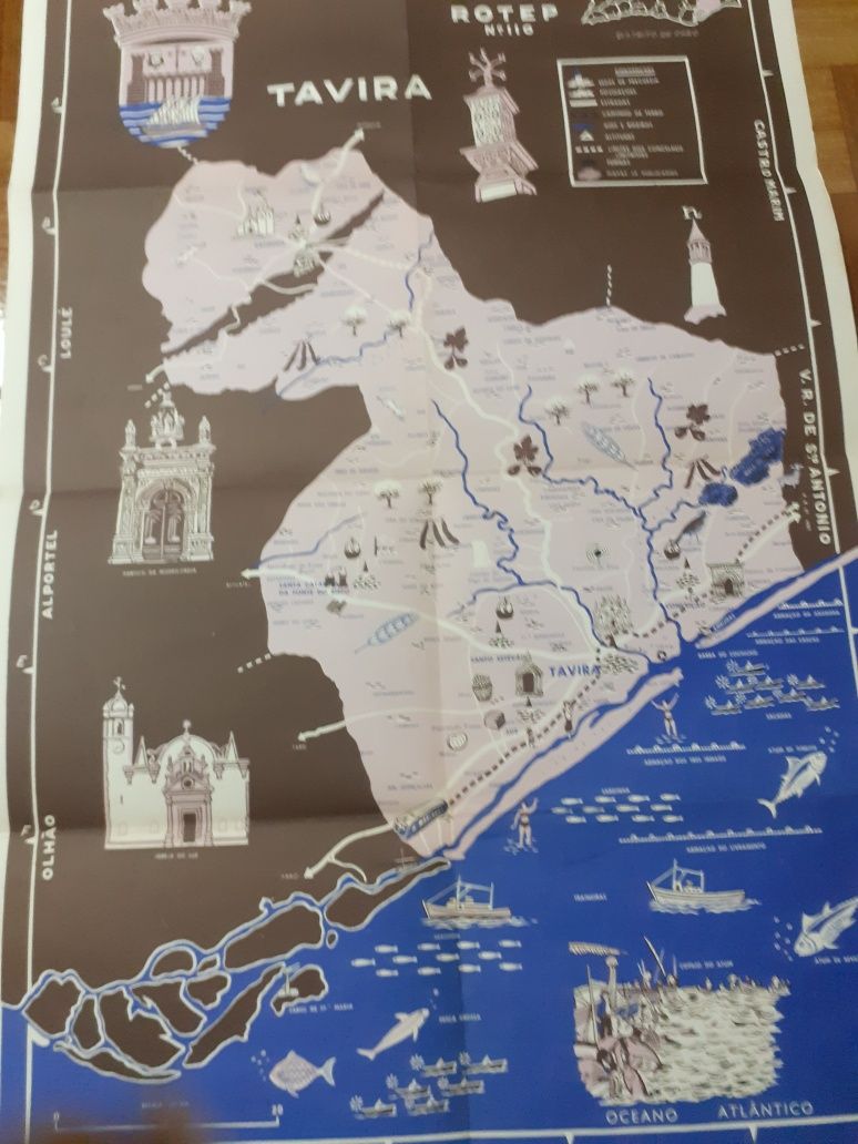 Mapa/roteiro ROTEP, Tavira