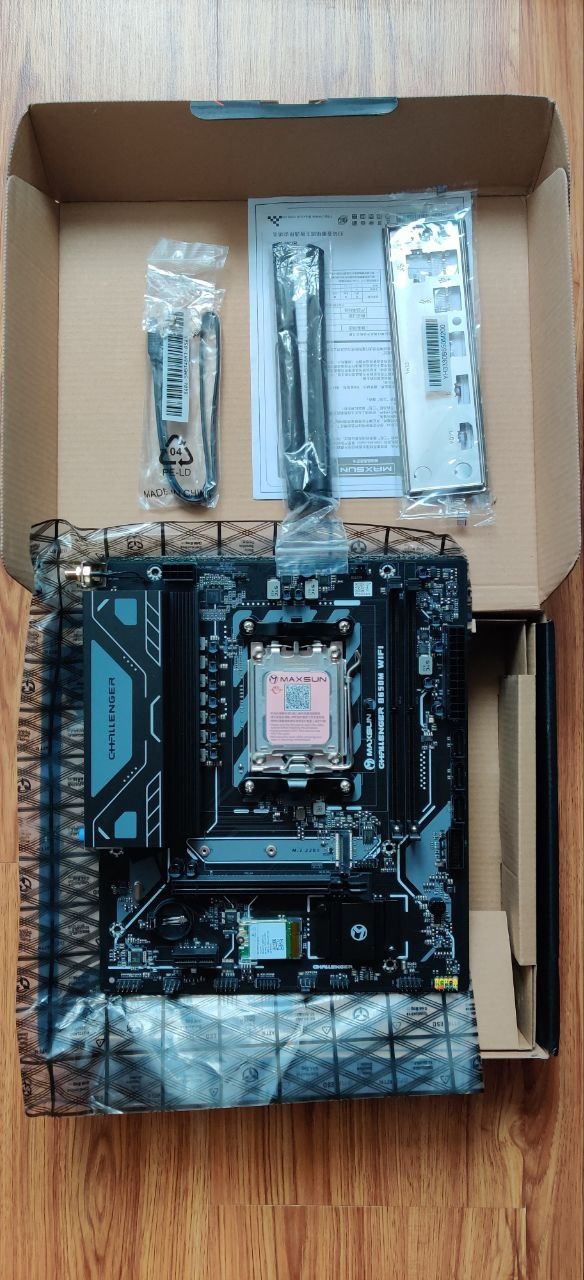 Материнська плата Maxsun Challenger B650 wifi ddr5, Jginyue b650m plu