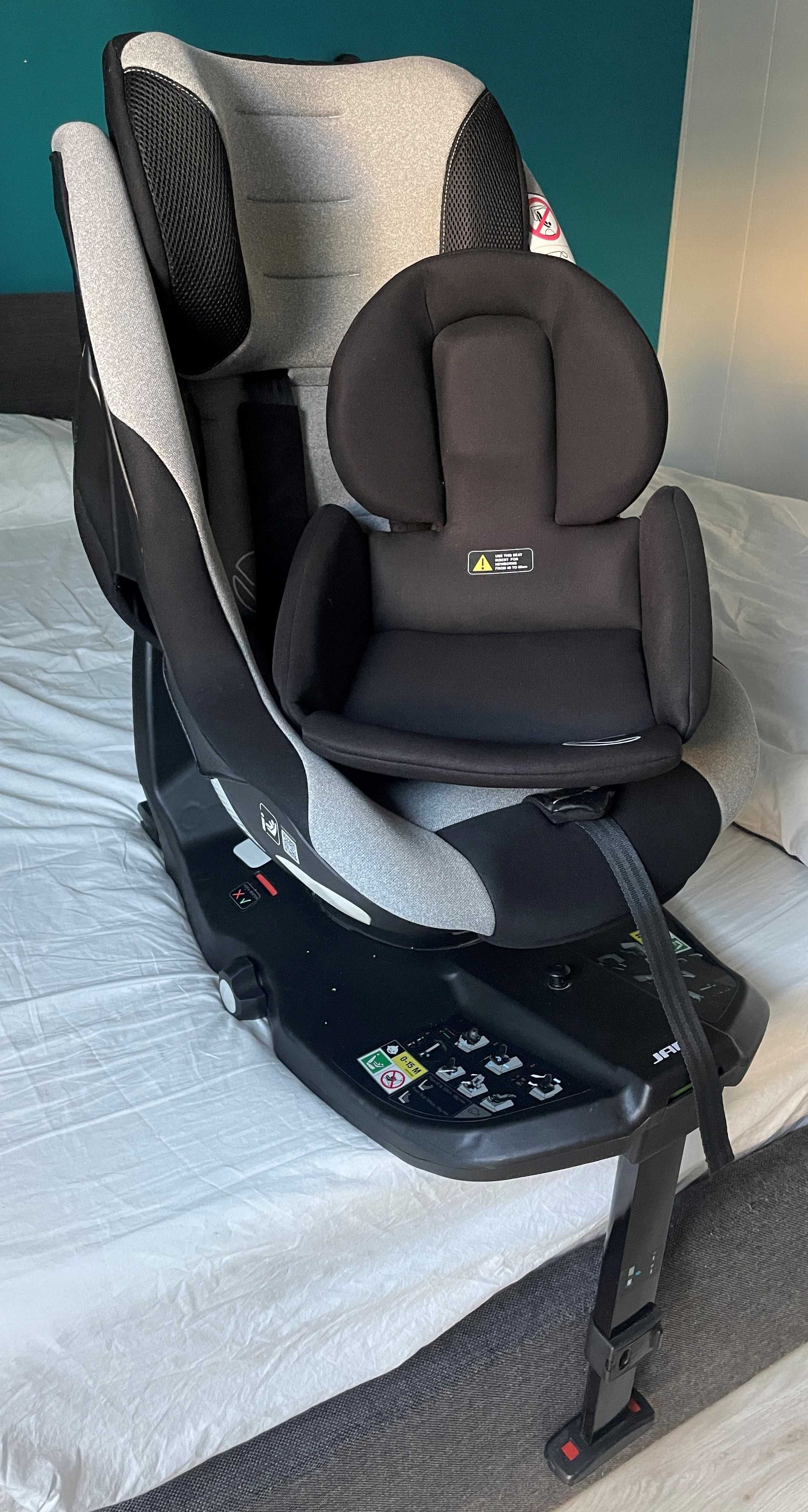 Fotelik obrotowy Jane Gravity Isofix 9-18kg,+wkładka dla niemowlaka