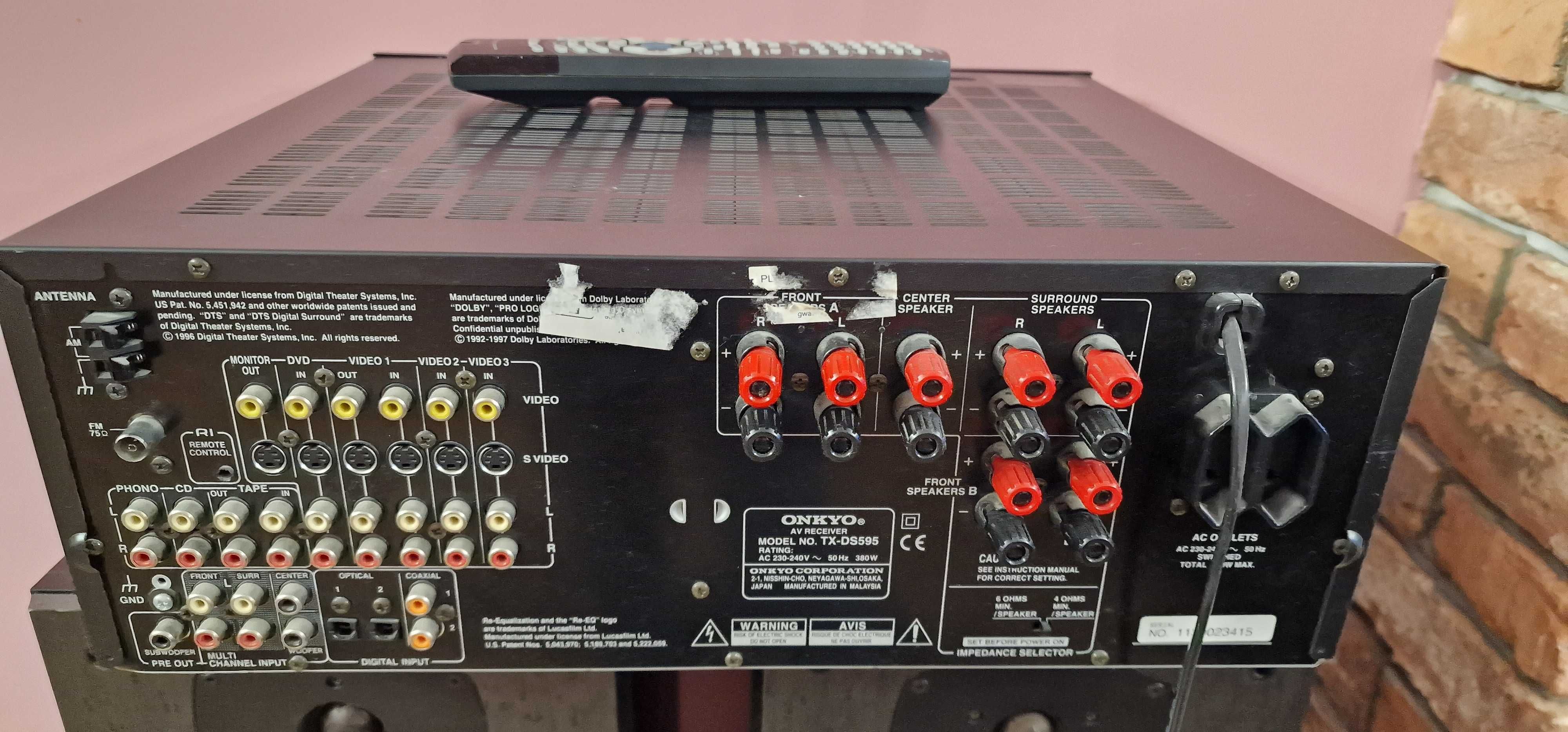 Zestaw ONKYO TX-DS595 + Kolumny Tannoy Mercury M5
