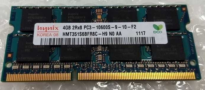 Pamięć RAM 4GB DDR3 1333 MHz Laptop