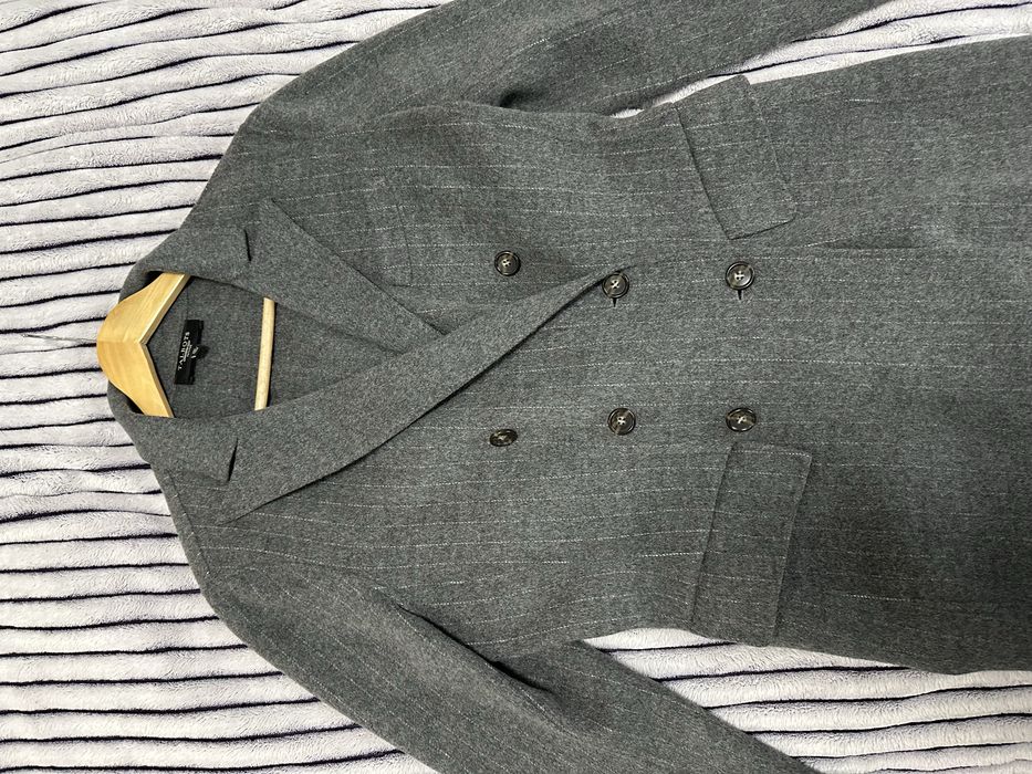 Сіре Шерстяне пальто як zara