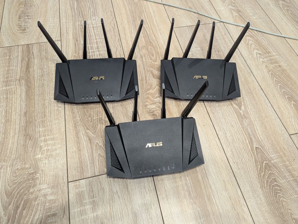 Бездротовий маршрутизатор (роутер) ASUS RT-AX58U  v1 WIFI 6 AiMesh 19v