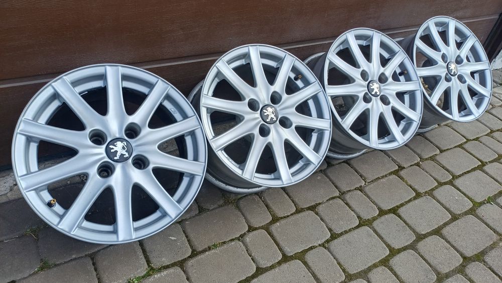 15" alufelgi 4x108 peugeot 206 207 partner 208 307.2008.308cc 3008.406