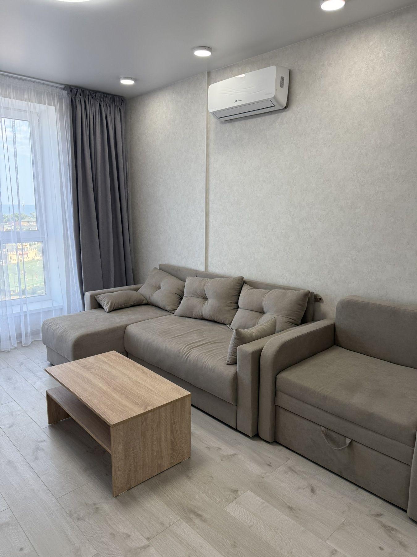 ‼️1 комн.первая линия моря,50м,котел