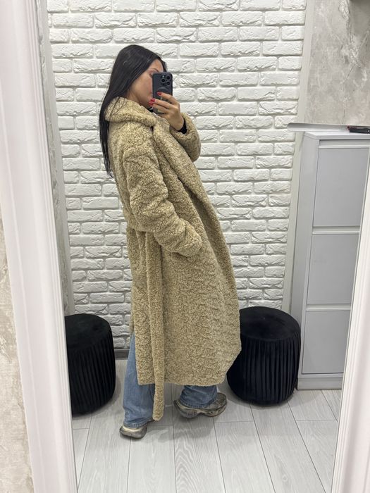 Шуба zara довга максі хс с