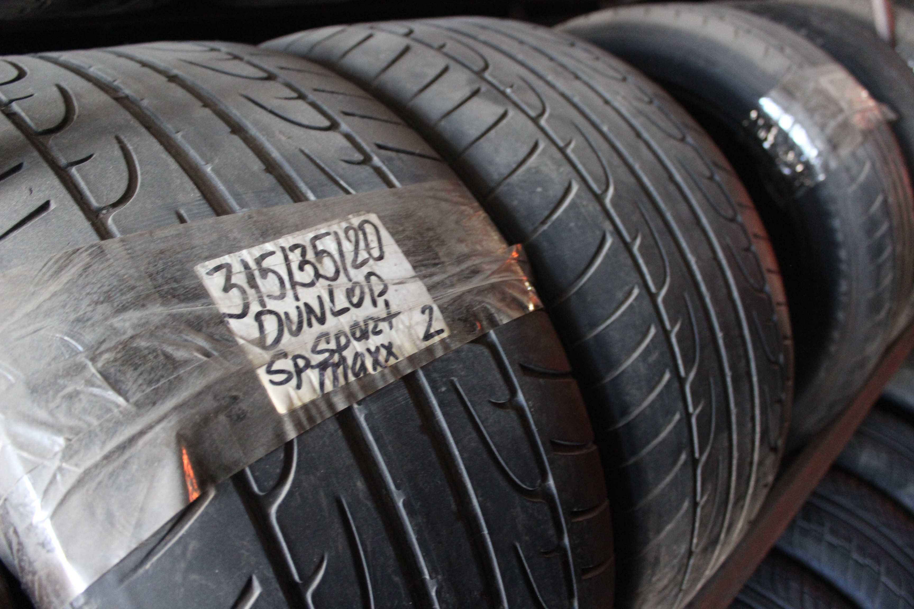 315-35-R20 DUNLOP SP SPORT MAXX 2 штуки пара летней резины GERMANY