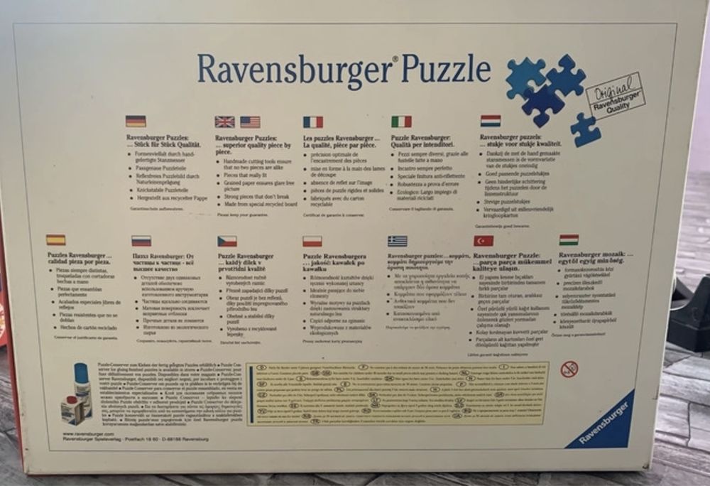 Puzzle 2 x 1000 Ravensburger Limited Edition