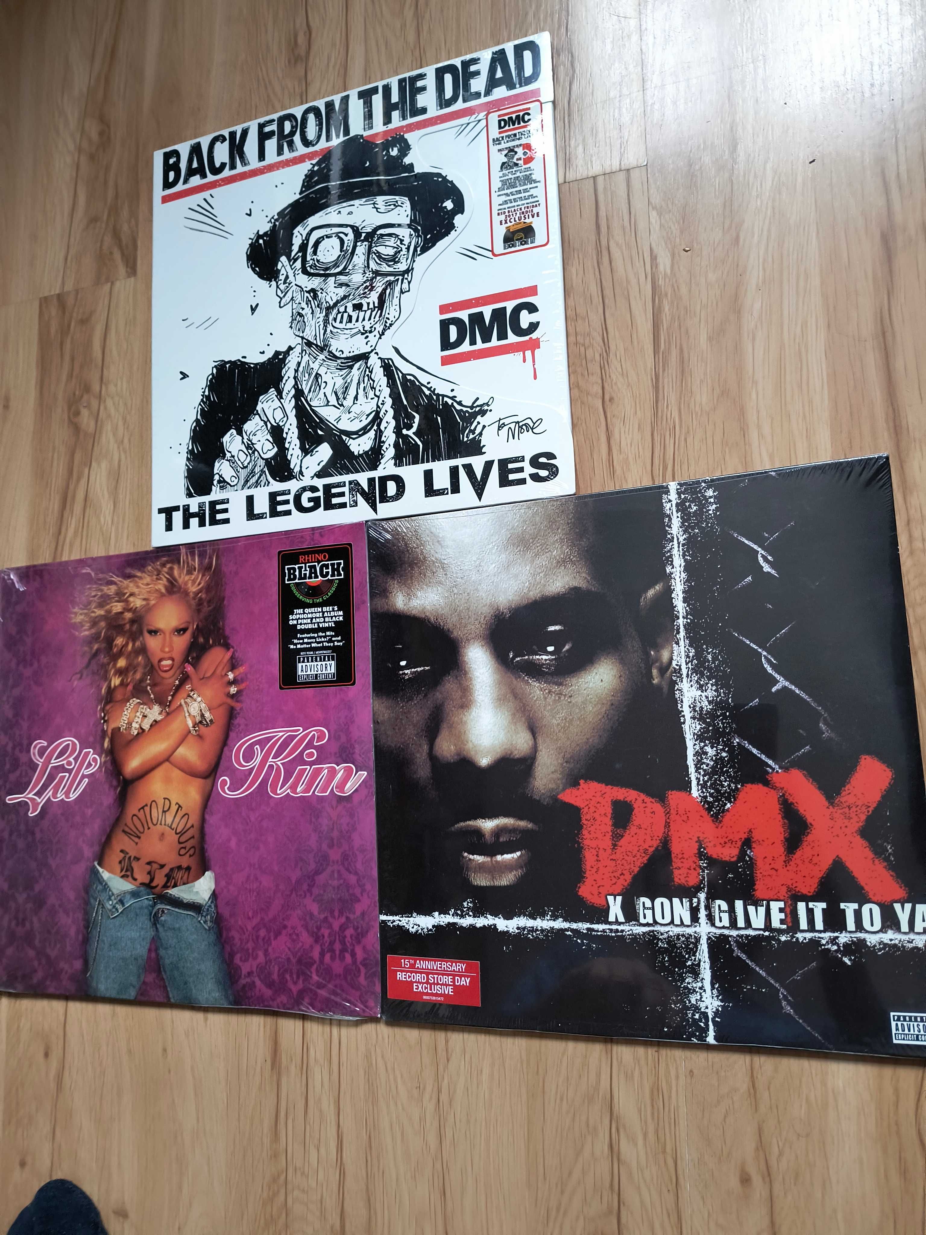 Mega zestaw Lil Kim Run Dmc DMX Notorious winyl