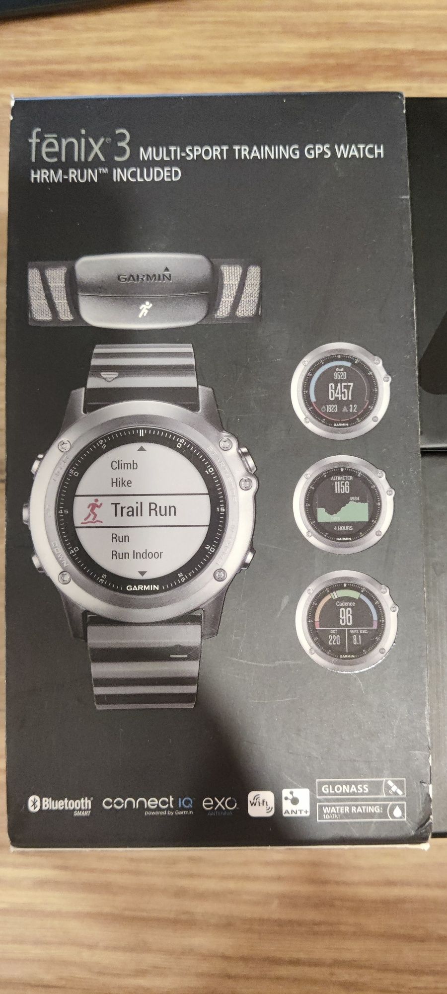 Garmin Fenix 3 Sapphire + HRM-Run + 3 pulseiras