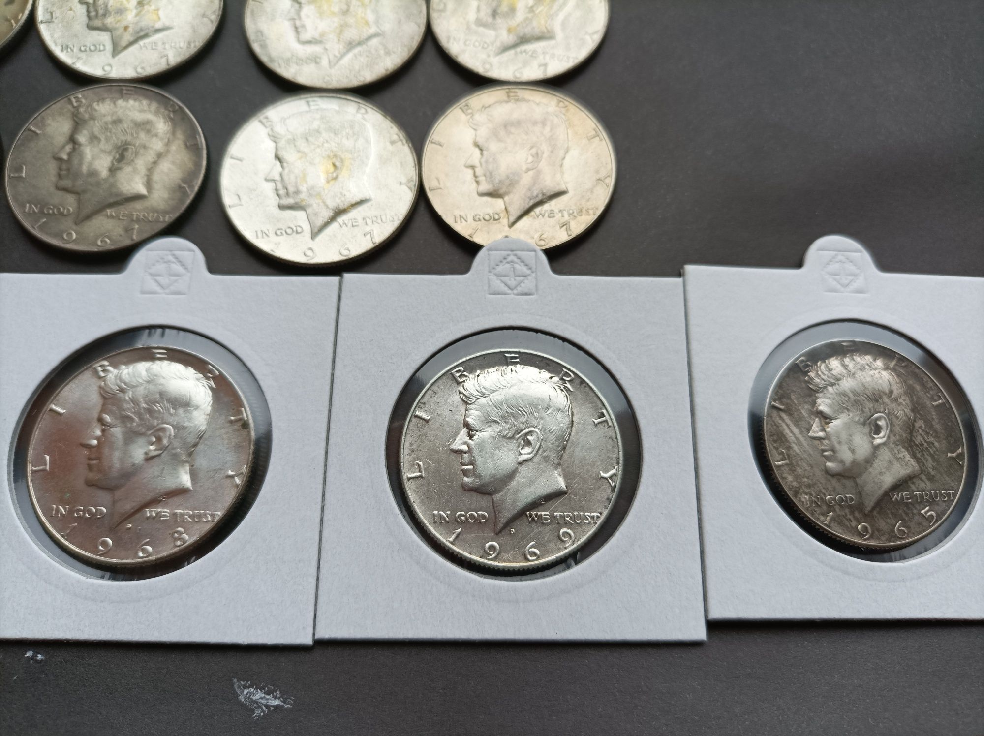 Half dolar 1965-69 srebro 20 szt