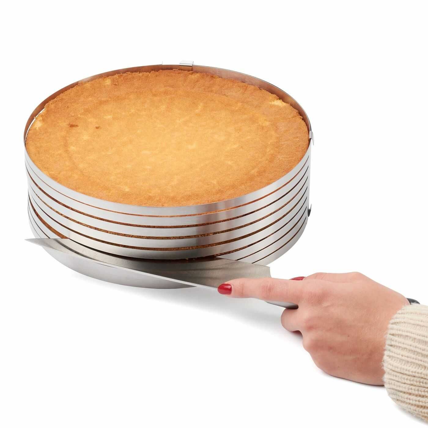 Nowa opaska obręcz do cięcia biszkoptu regulowana 24-26cm