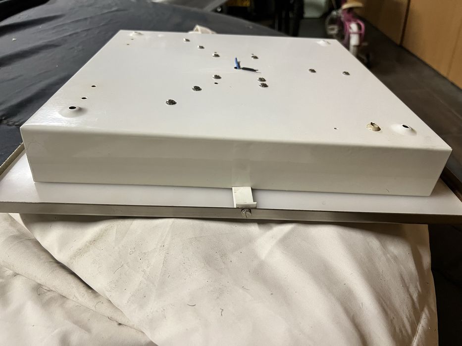 Candeeiro teto inox pvc