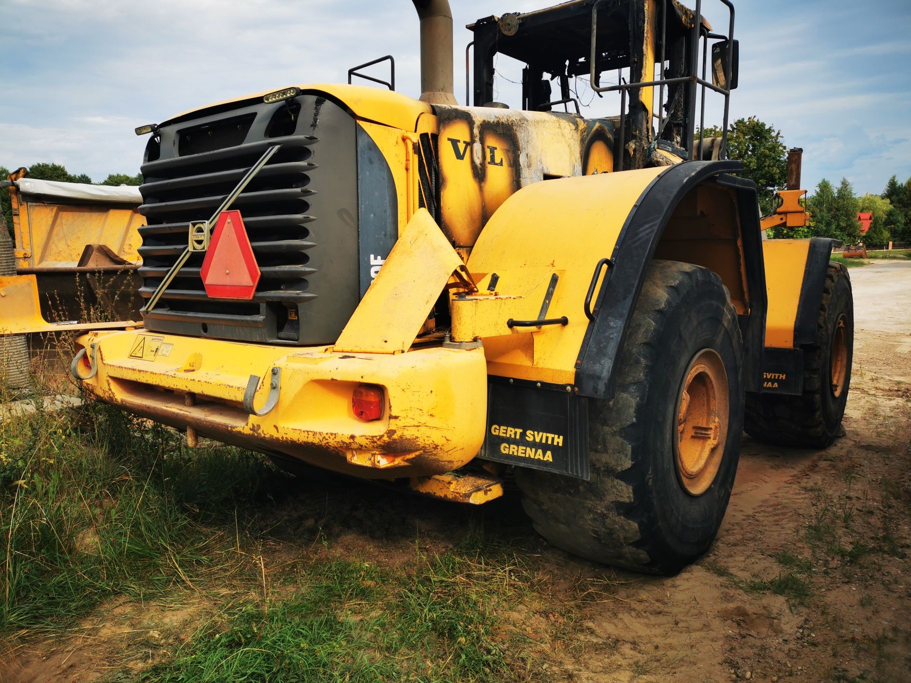 Volvo l220 uszkodzona