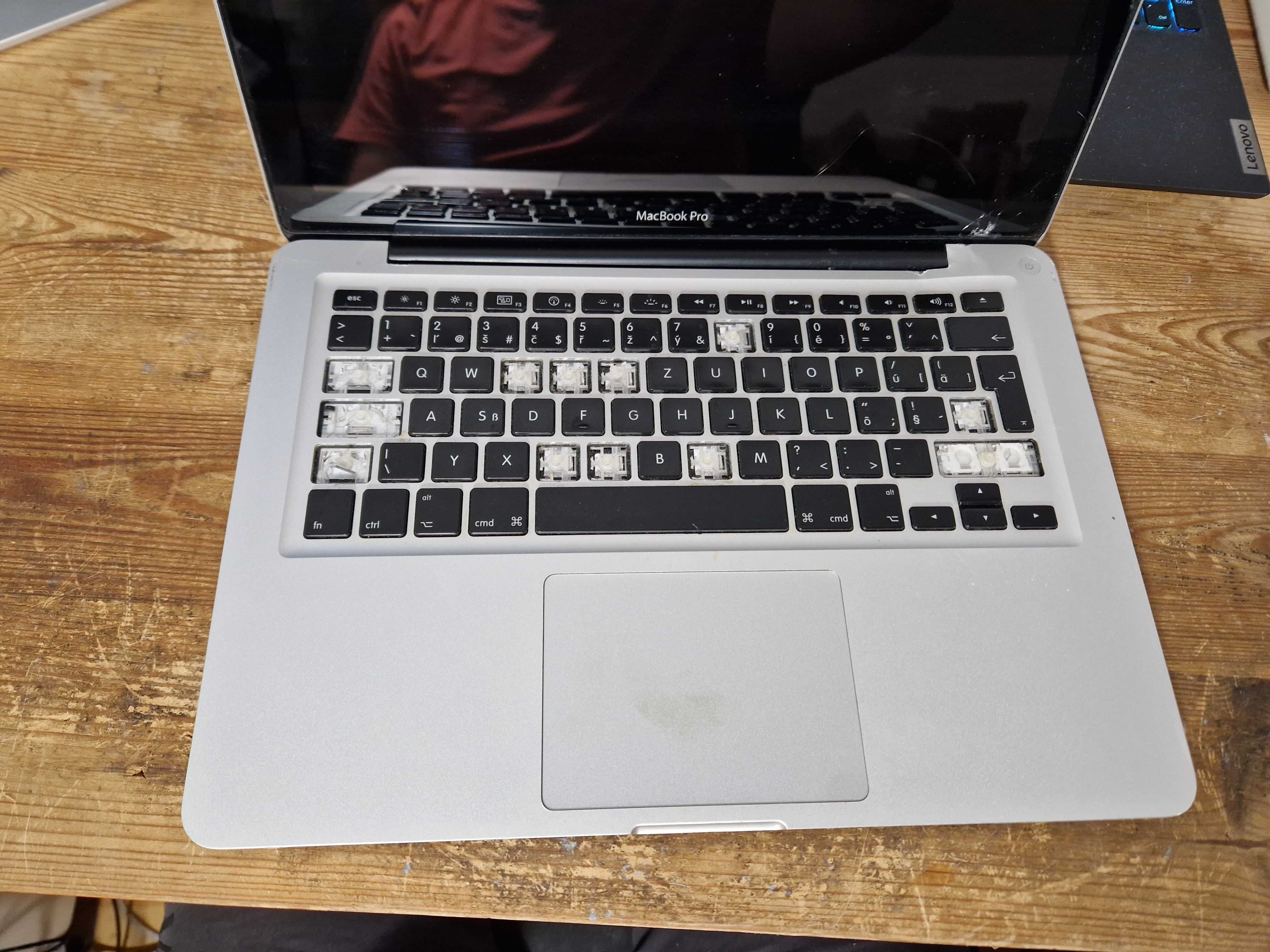 Apple Macbook PRo A1278 13,3 " Intel Core 2 Duo 0 GB srebrny (2856)
