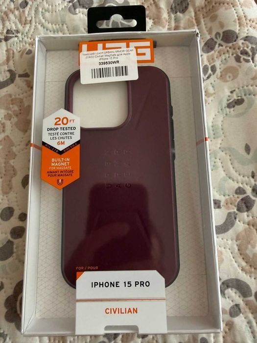 Захисний чохол UAG Civilian для Apple iPhone 15 Pro
