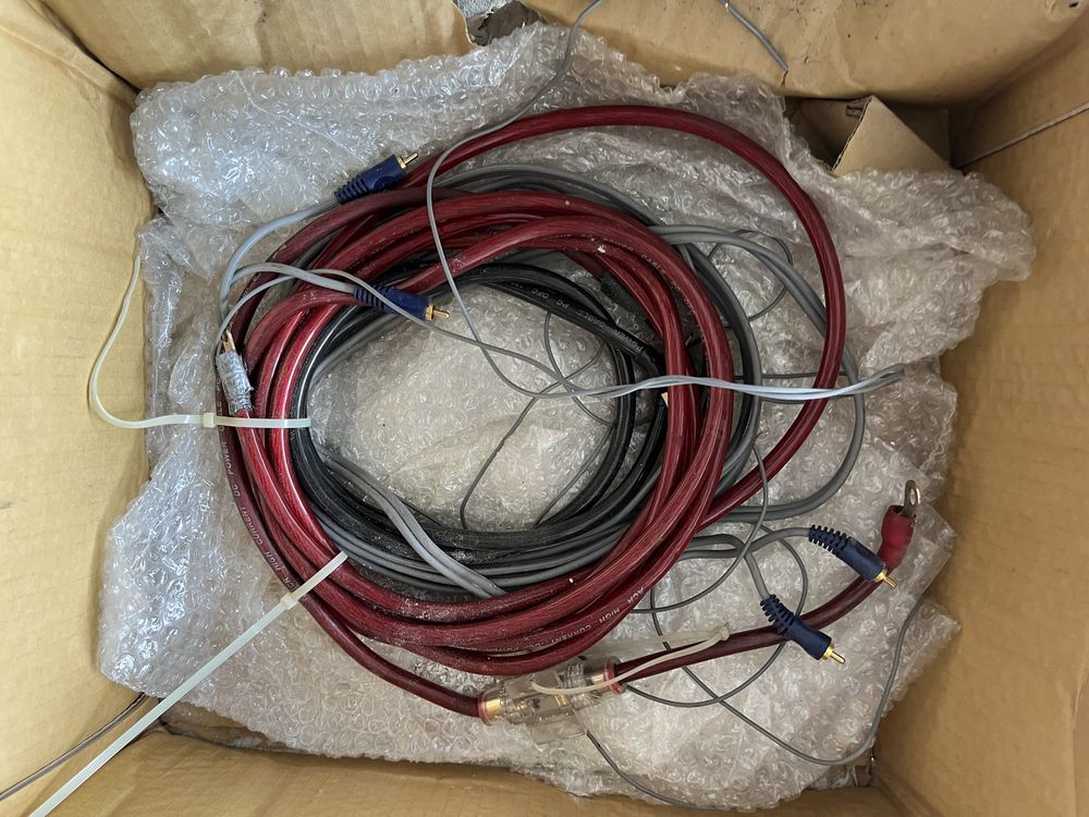 Kable głośnikowe car audio skrzynia basowa