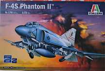 Model samolotu do sklejania F-4 S Phantom, Italeri No 170, skala 1:72
