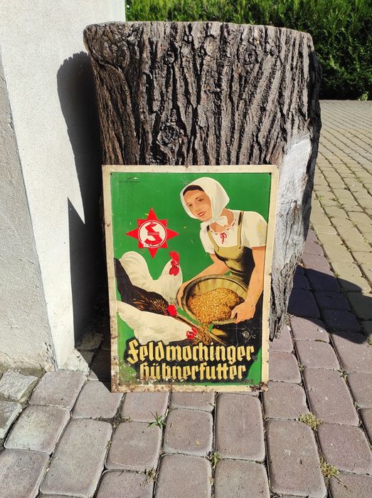 Stary szyld niemiecki seldmachinger