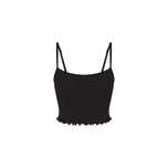 Топ Skims Logo Pointelle Cami Onyx