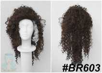 Bellatrix Lestrange Harry Potter peruka brązowa lokowana cosplay wig