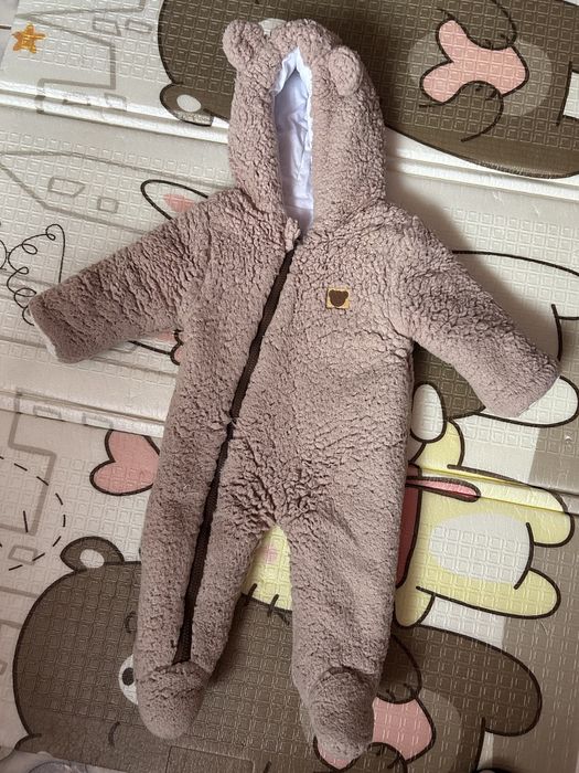 Теплий комбінезон ведмежатко