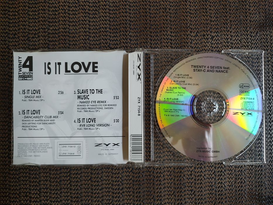 Album CD Twenty 4 Seven feat. Stay-C And Nance - Is It Love Okazja !