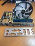 Комплект материнської плати ASUS H81MC з комплектуючими та монітором
