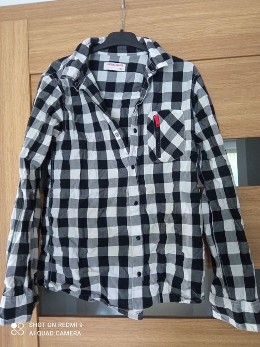 Koszula chłopięca w kratkę  164