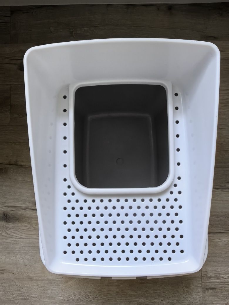 Big box, szara kuweta z wejściem od góry