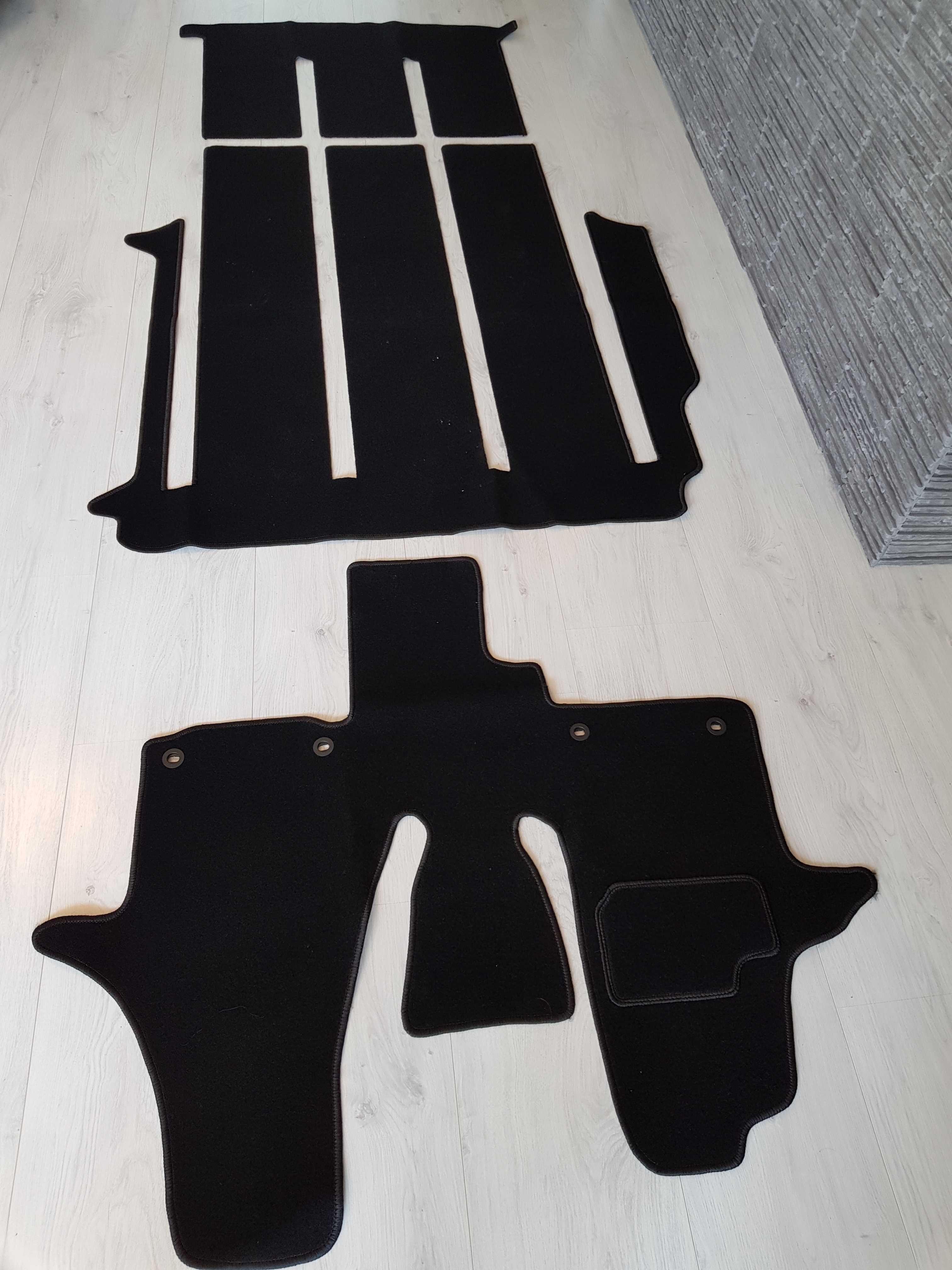 Dywaniki Welurowe VW Volkswagen T5 MULTIVAN Rok 03-15 Dopasowane