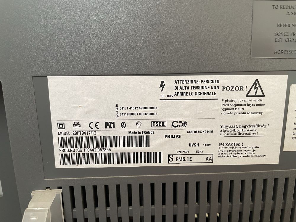 Телевізор PHILIPS 29PT9417/12 з тумбою