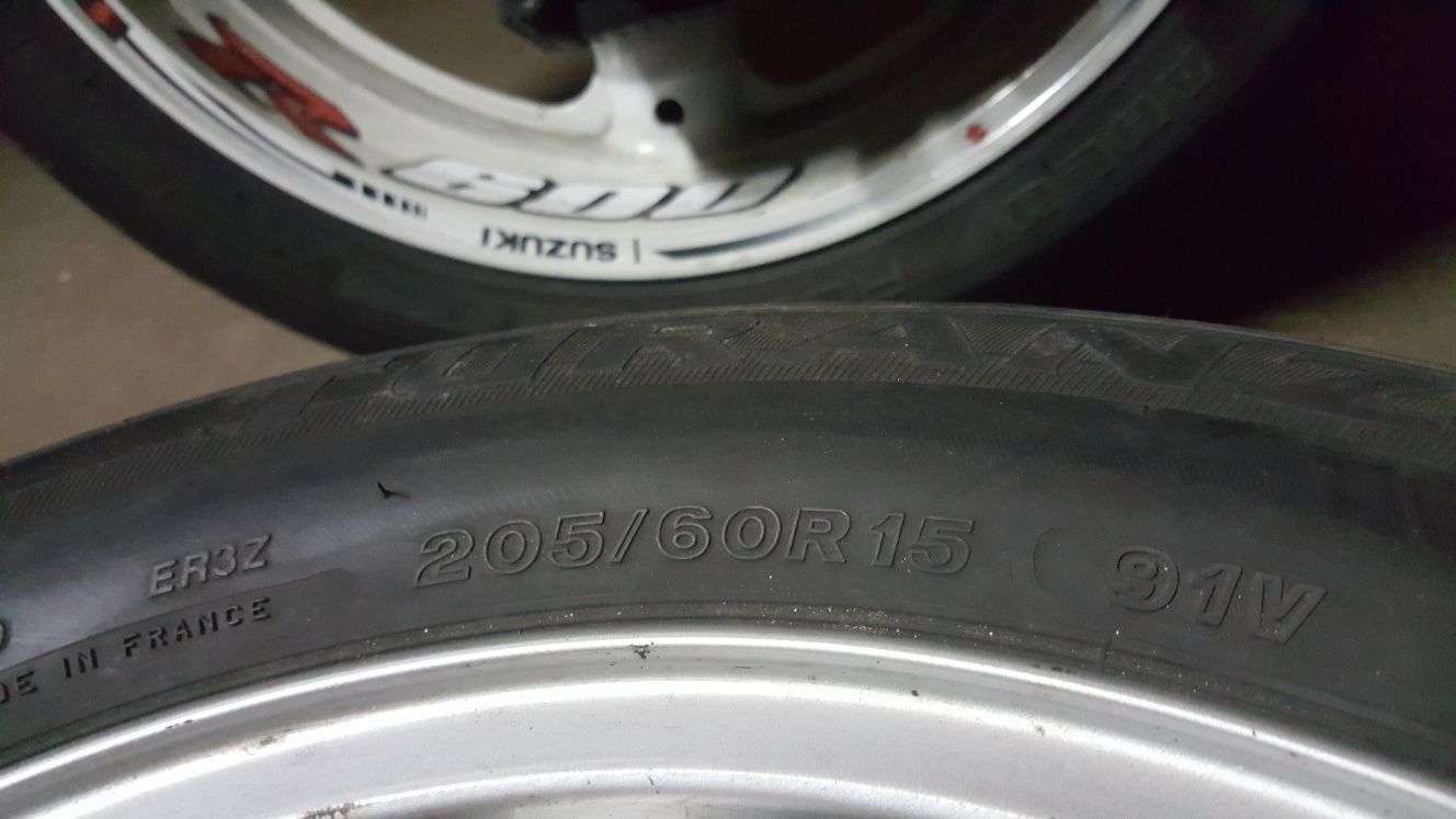 Ładne Alu Felgi 5x120 ET47 7J / Koła Bmw 4szt/ Opony Letnie 205/65 R15