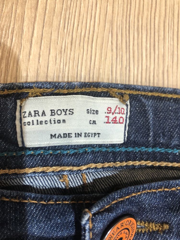 Джинсы Zara для мальчика 9-10 лет б/у , рост 140 см