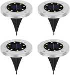 Lampy solarne LED, wbijane, najazdowe 4szt.