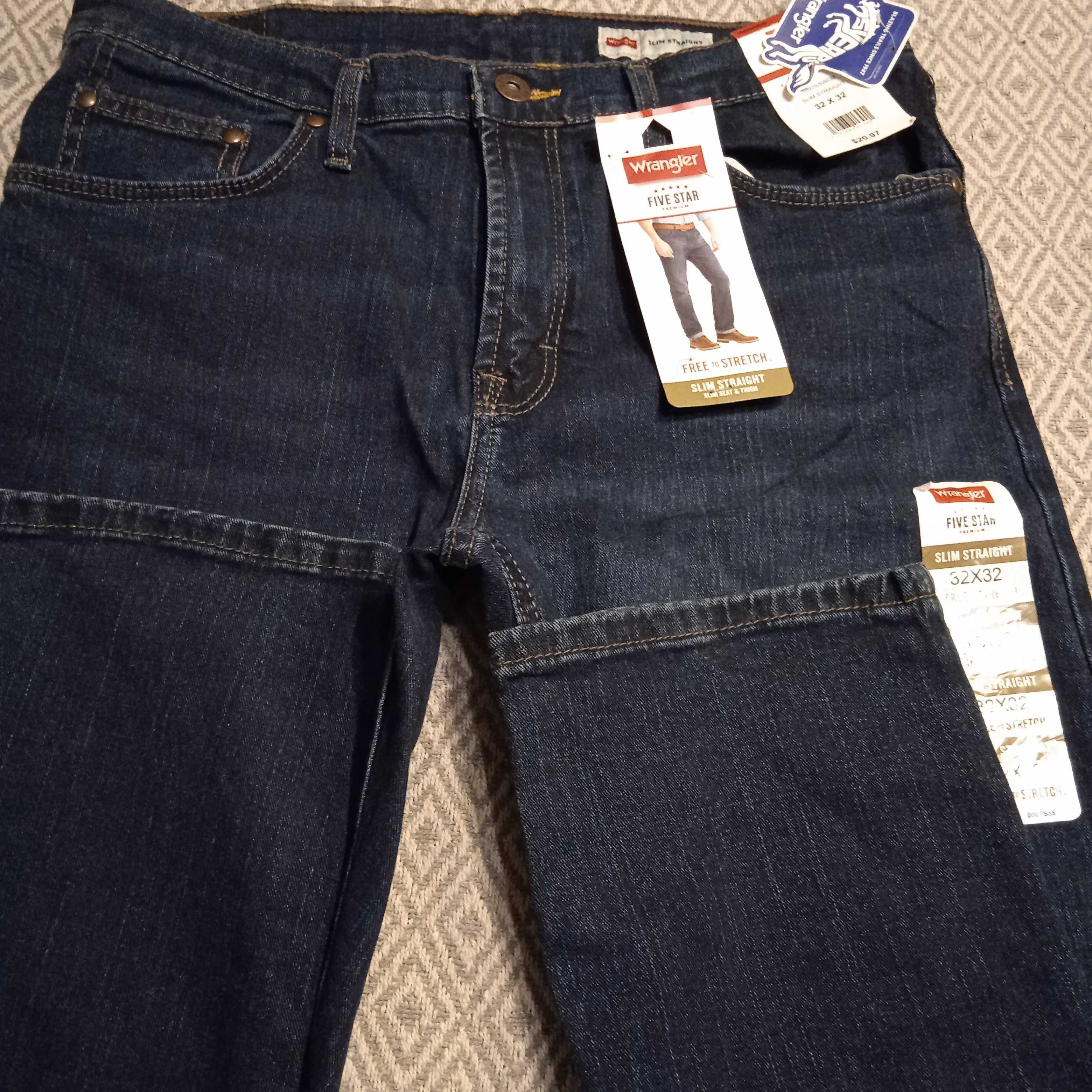 Wrangle Slim Straight spodnie jeansy W32 L32 Super Cena! Sold!