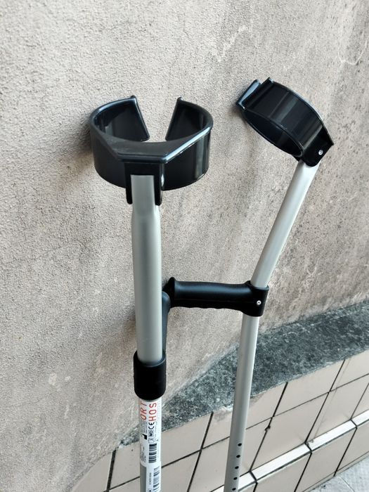 Par de muletas/canadianas novas