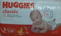 Дитячі підгузки Huggies Classic(58штук) 3 розмір, 4-9 кг