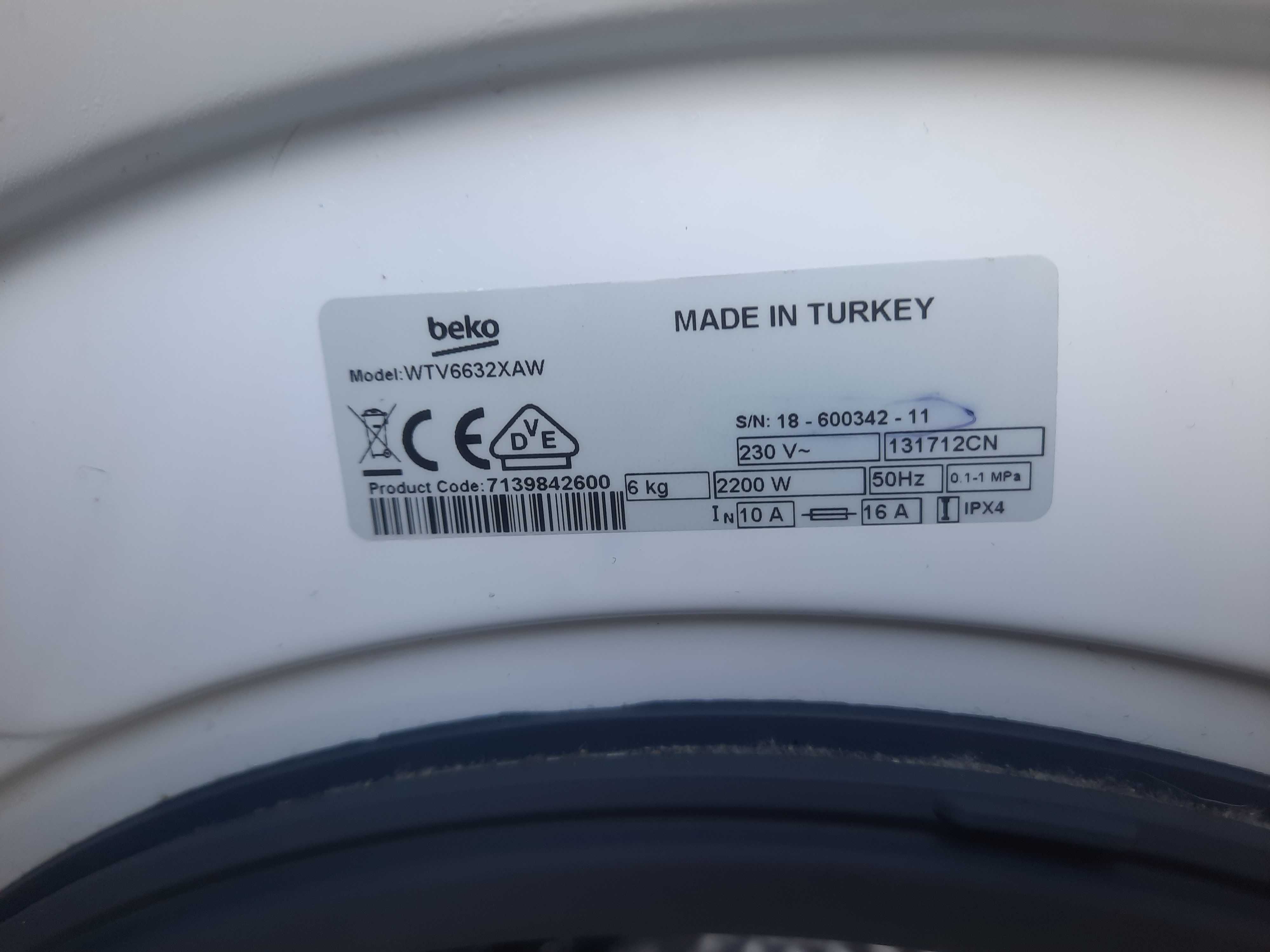 Pompa odpływowa pralki Beko inne 284094