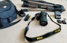 Nikon 3200 obiektyw Nikkor AF-S 18-105mm