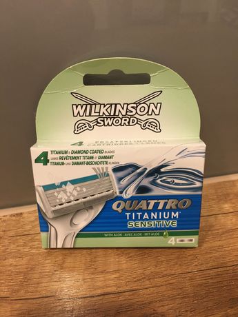 Wilkinson quattro titanium sensitive , 4 wkłady