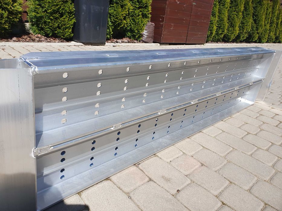 Aluminiowa Rampa Najazdowa 2000x400mm 2szt 2x1450kg